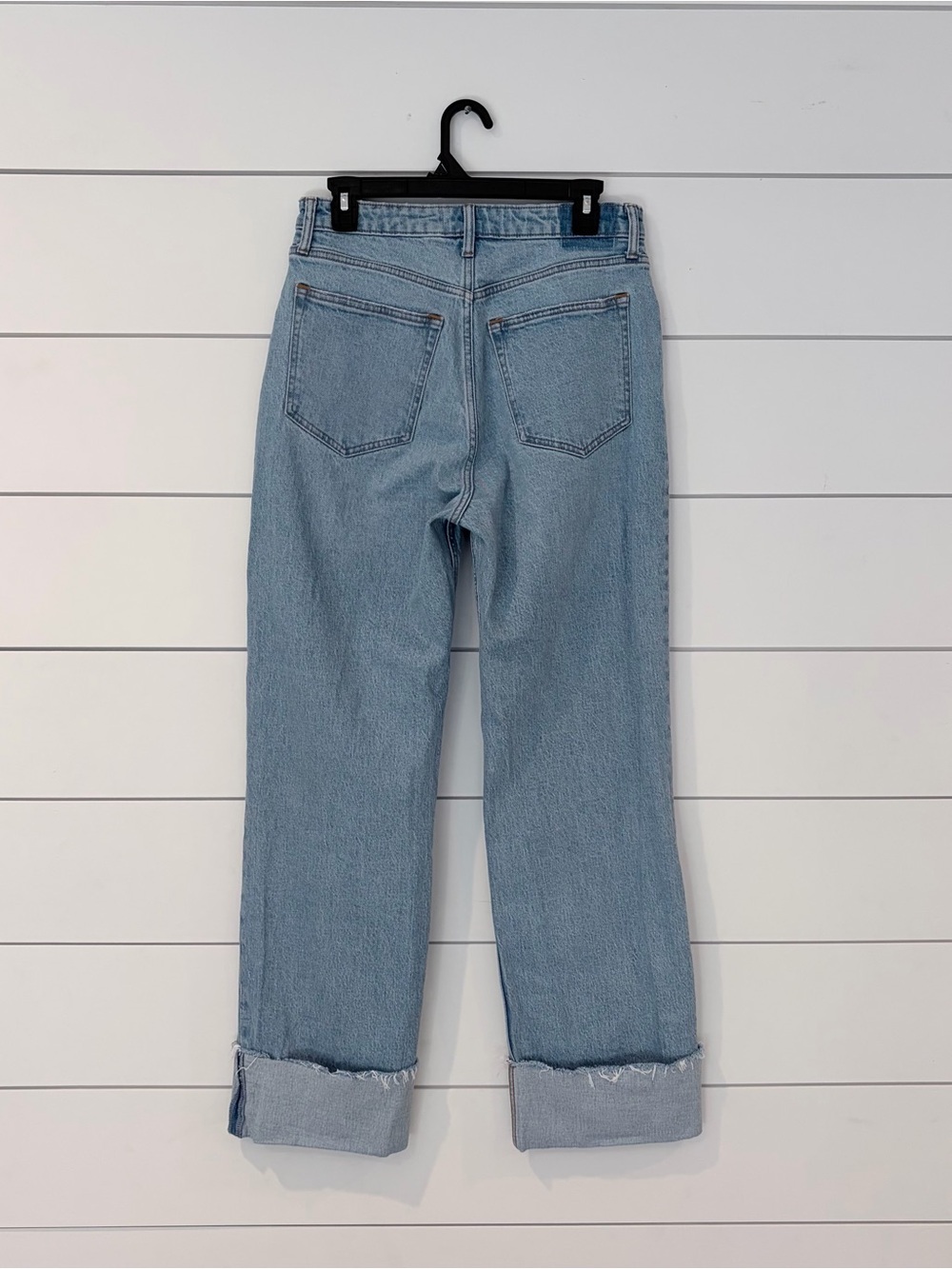 Abercrombie 90s Relaxed Jeans High Rise Curvy Cuff Coastal Cowgirl 29/8 Y2K - Picture 5 of 11